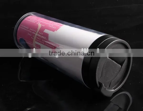 350ml Double Wall Plastic Travel Coffee Mug photo-4