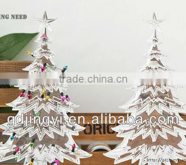 Acrylic Factory Led Wireless Flat Christmas Tree Light Indoor Decorative photo-2