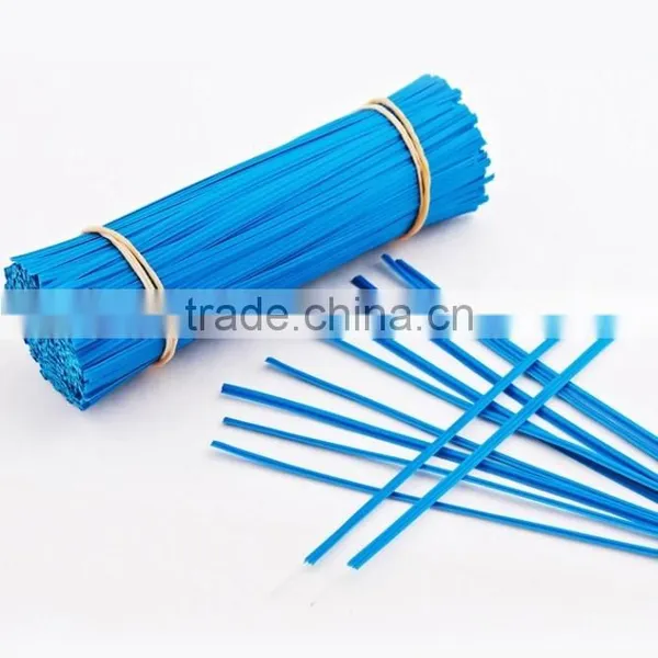 PE or PVC Plastic Coated Twist Tie With Single Wire for Mouse Cable photo-4