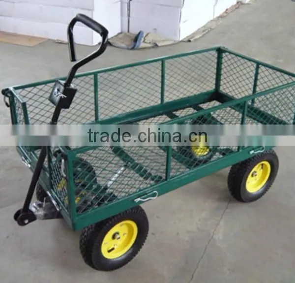 300kgs Utility Canvas Mesh Steel Garden Tool Garden Carts photo-2