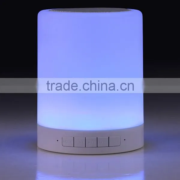 MP3 Player Portable Led Touch Sensor Table Lamp With Mini Bluetooth Speaker photo-4