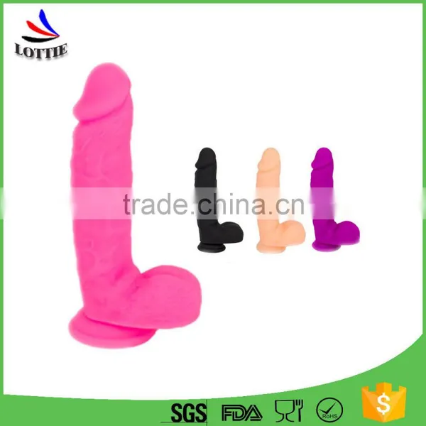 Realistic Silicone Big Penis for Women, Dildos Soft Silicone Vibrating Dildos, Silicone Sex Toys for Ladis photo-6