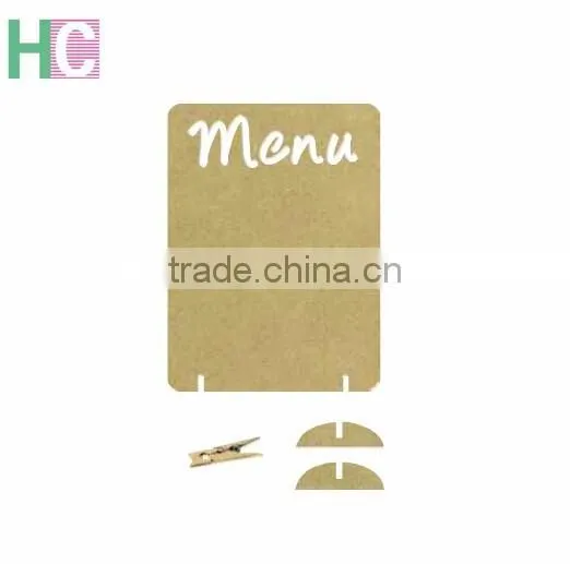 Top Quality Custom File Folder Stationery Clipboard Wood Board With Clip photo-2