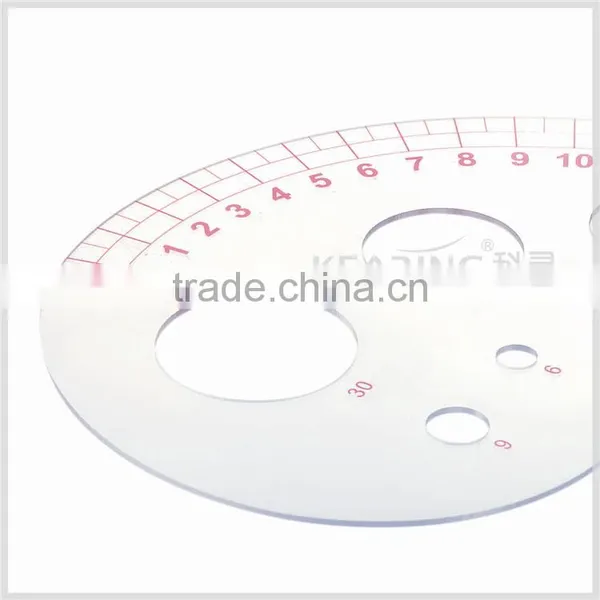 Kearing Vary Form Curve Ruler Armhole Curves Silk Printing Flexible Transparent Plastic Rulers # 6132 photo-5
