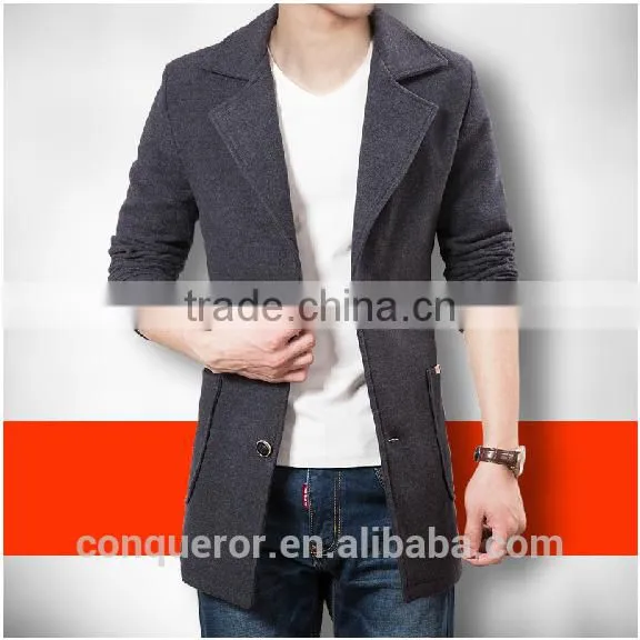 Wool Winter Coat Made to Measure Men Overcoat BCZ025 photo-2