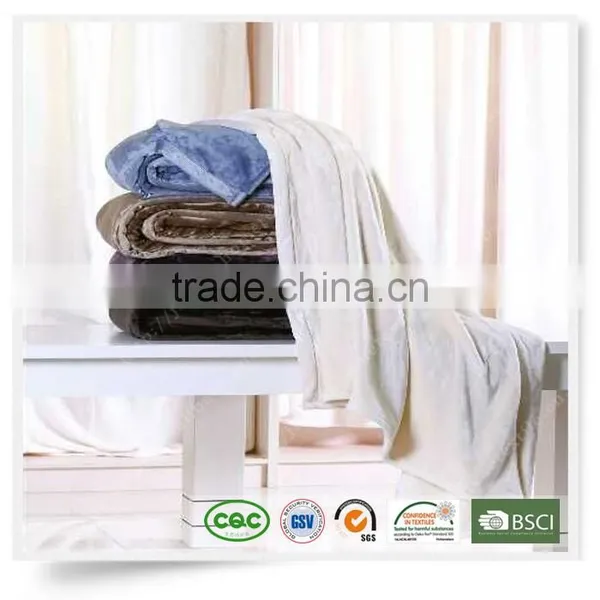 New Style Polar Plain Super Soft Glossy Flannel Blanket Factory Price High Quality Wholesale photo-4