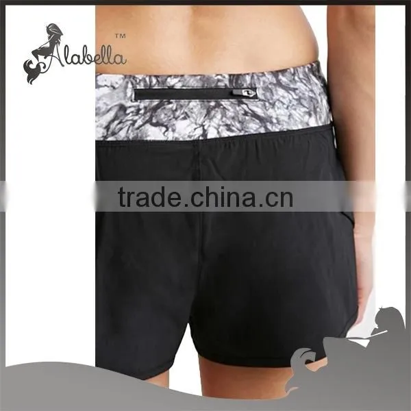 Sublimation Print Women Shorts With Print Panel Woven Fabrics photo-2