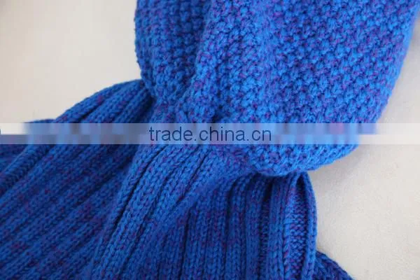 Hot Sales Knitted Fabric Mermaid Tail Blanket Wholesale photo-6