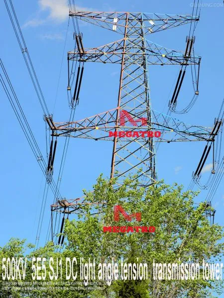 MEGATRO 500KV 5E5 SJ1 DC Light Angle Tension Transmission Tower photo-2