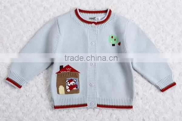 Dongguan Manufactured Kids Thick Wool Knit Sweater Coat Pattern photo-2