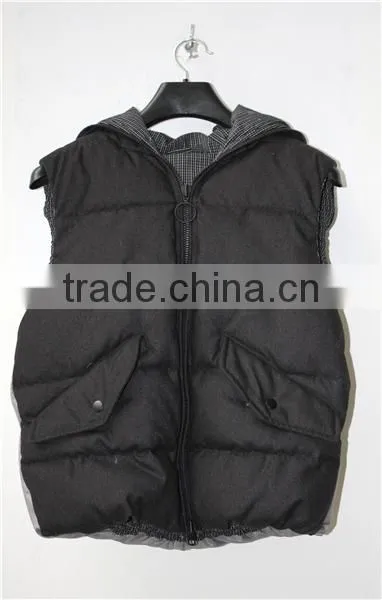 2014-2015 New Fashion Men's Winter Woolen Coat Men Fashion Waistcoat photo-4