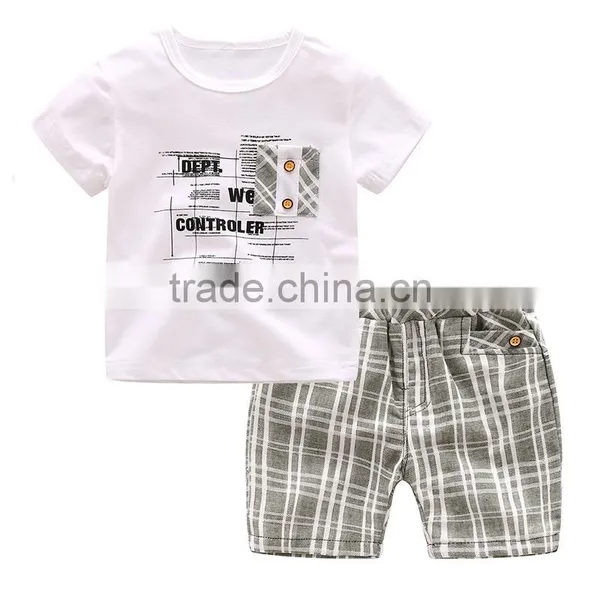 Wholesale Exporting European Baby Boy Clothing Sets Kids Sport Clothes photo-2