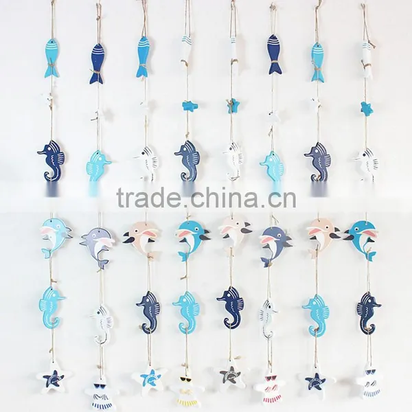 DIY Wood Starfish Shape Wall Hangings Decoration Craft photo-2