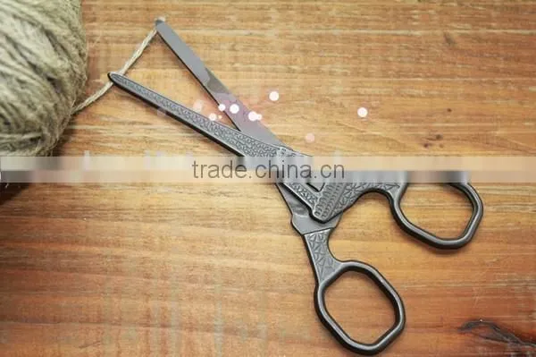 Antique Zakka Bronze Scissor Vintage Eiffel Design Scissor Lace Scissor photo-4
