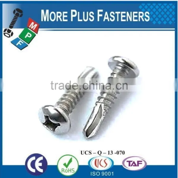 Made in Taiwan Stainless Steel Cross Recessed Pan Head Self Drilling Screw photo-2