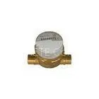 Brass Dry Dial Residential Water Meters , Intelligent Velocity Water Meter