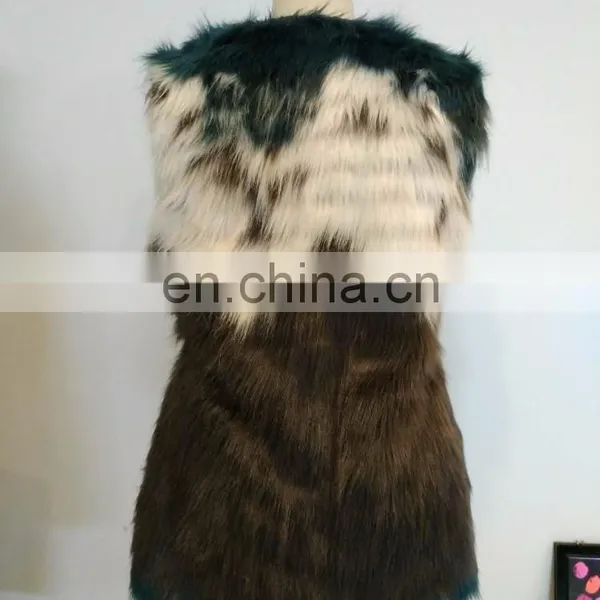 Fashion Design Warm Keeper Slim Fit Women Faux Fur Vest photo-2