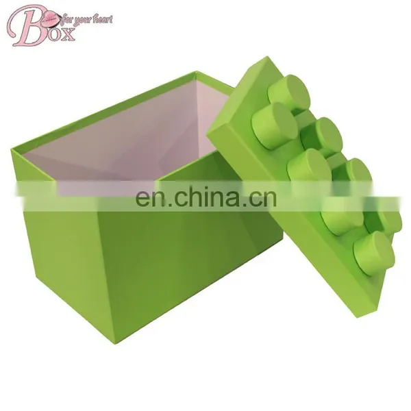 Paper Lego Colorful Chidrens Toy Storage Box photo-4