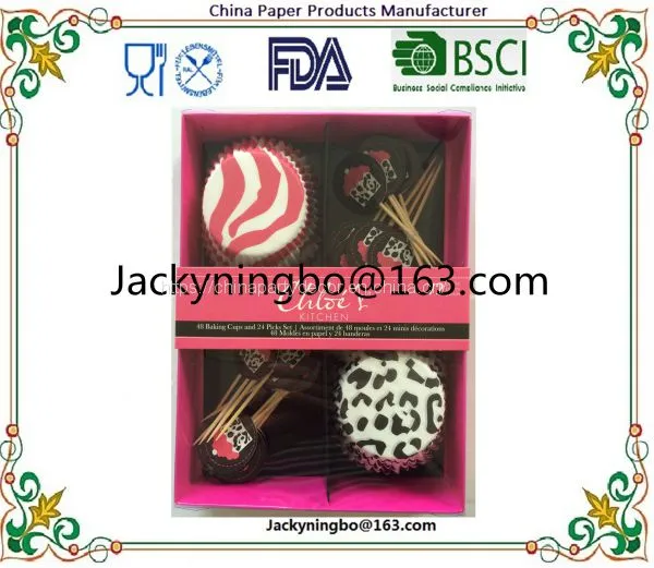Cupcake Kit Toppers and Wrappers for Boy Birthday Party Cupcake Wrappers With Picks