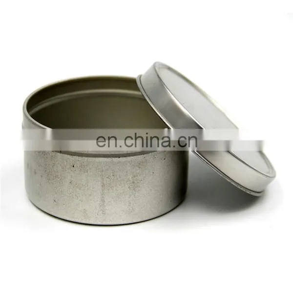 Dongguan Factory Candle Soy Round Cylinder Screw Cap Aluminium Tin photo-2