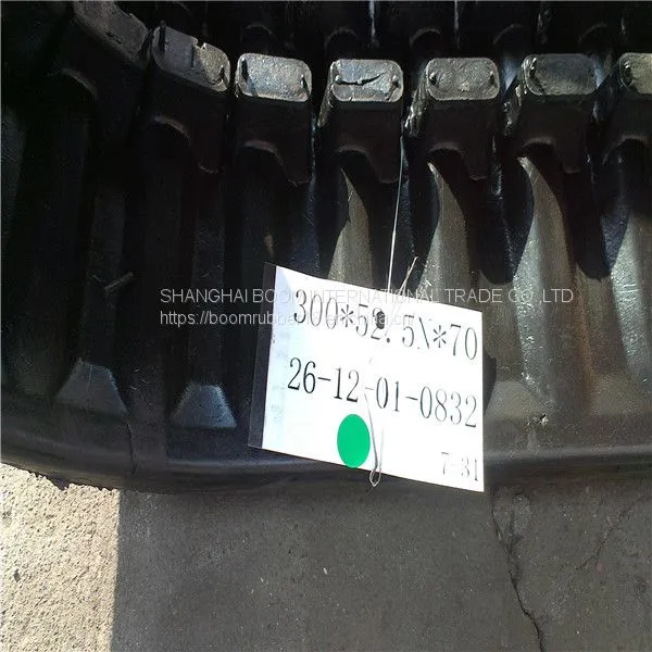 Mini ExcavatorsRubber Tracks 300*52.5N*70 With High Quality and 