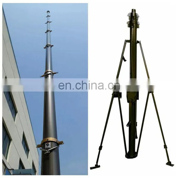 9m Portable Telescopic Mast Pole Used in New Energy photo-7