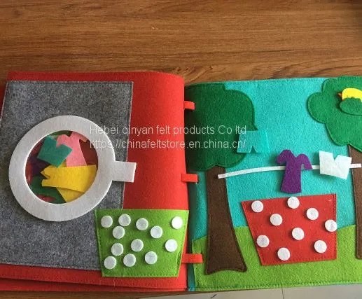 Korean Popular Baby Memory Soft Felt Fabric Quiet Book photo-4