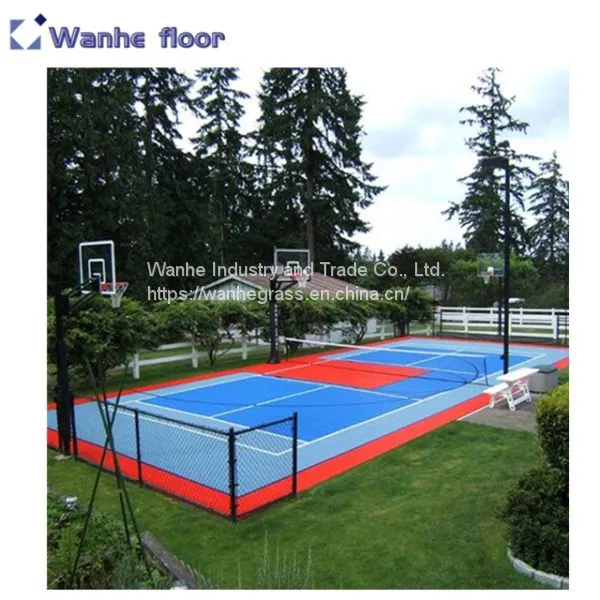 Basketball Hockey Rink Futsal Court Construction Floor for Indoor Sports