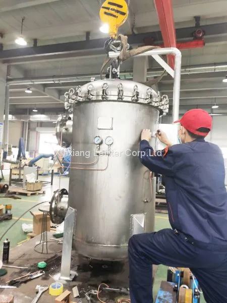 Waste Water Used Water Filter Housing With Stainess Steel Material in Paper Making Plant photo-3