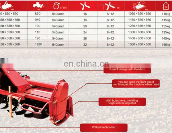 20-30HP Light Second Hand Garden Rotavators in Agriculture photo-4