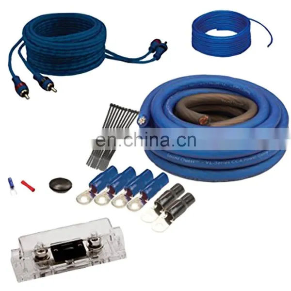 High Quality Frosted and Transparent Car Amplifier Installation Wiring Kit With Nylon Sleeve,audio Amplifier Kit photo-2