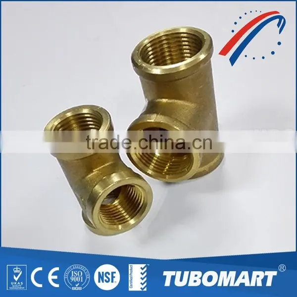 Tubomart Pipe Brass Fitting Tee / Elbow / Union General Screw Fittings With Competitive Price photo-6