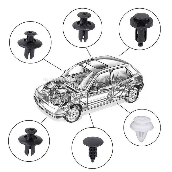 Toyota Honda Round Head Plastic Snap Push Rivet Drive Fastener Kit photo-3