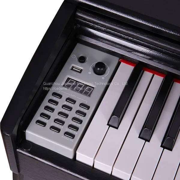 China Professional Electronic Piano Manufacturer LED Display Vertical Digital Music 88 Keyboard Electronic Piano photo-2