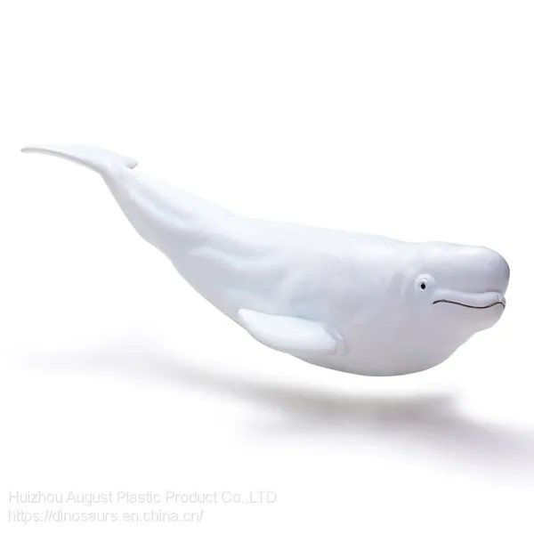 Factory Direct Sale Soft PVC Ocean Animal Figure Gift Toy Delphinapterus Leucas photo-2