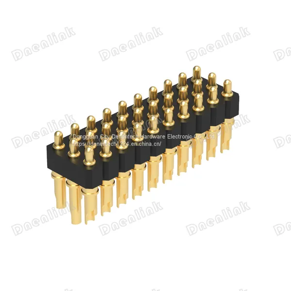 Dnenlink 2.54mm Pitch Triple Row H2.5mm Male HeaderSolder PogoPin Header photo-3