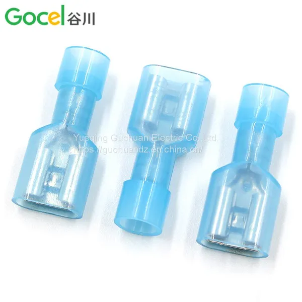Nylon Female Fully Insulated Terminal FDFN2-250 Male and Female to Plug Cold-pressing Terminal Lug 6.3 Plug Spring Copper Wire photo-4