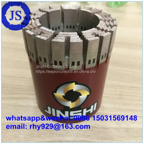 High Quality Top Sale Diamond Core Drill Bits for Hard Rock Mining nq hq nx Diamond Core Bit photo-3