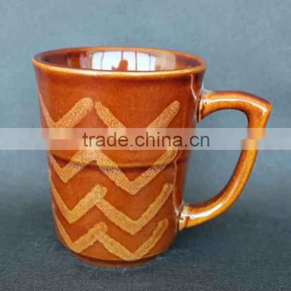 Africa Stoneware Mug Made in China, China Porcelain Cup Mugs, Cheap Bulk Ceramic Mugs