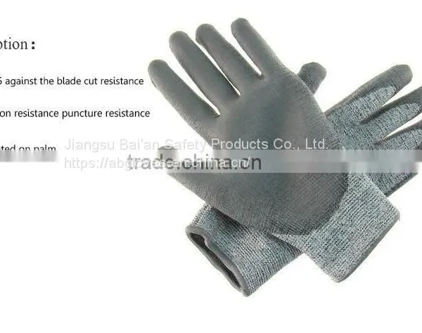 Cut Resistance Gloves and PU Palm Coated photo-2