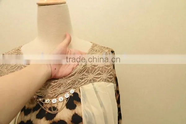 Leopard Print Chiffon Fashion Blouse photo-2