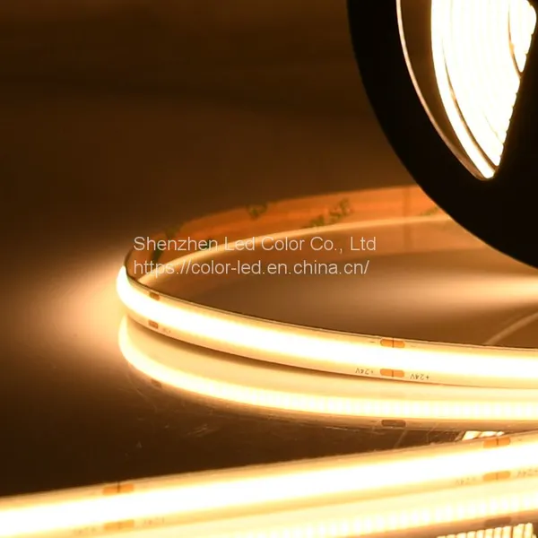 5mm 8mm 10mm White Warm Flexible Cob Led Strip Light 320leds Flexible Cob Led Strip photo-2