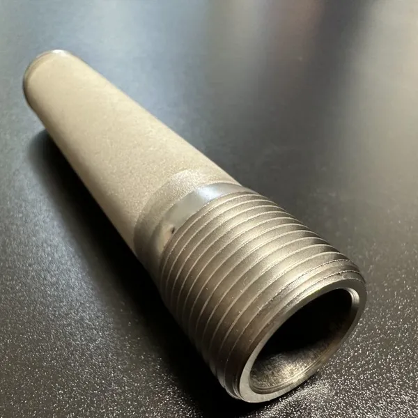 Sintered Porous Candle Filter With M30 Interface Porous Titanium Filter Powder Metallurgy Filtration PEM Electrolysers photo-2