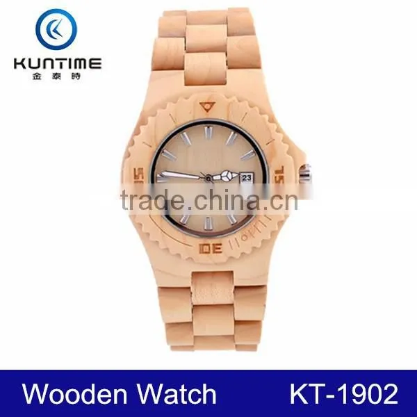 2015 High Quality Luxury Vogue Digital Wooden Watch photo-2
