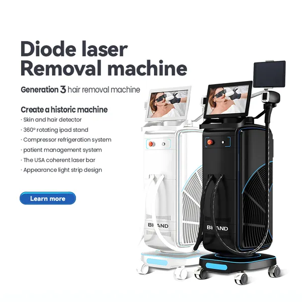 Aesthetic Medicine 4 Wavelengths 808nm Diode Hair Removal Laser Machine