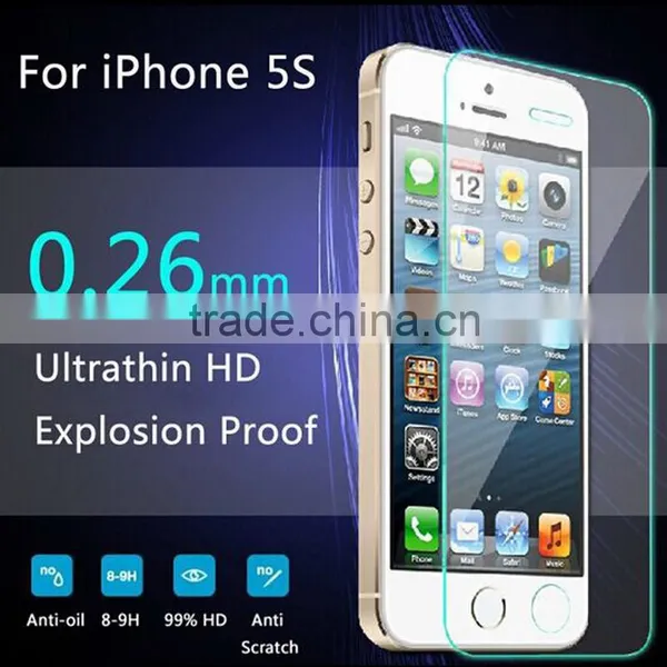 High Quality Cheap Price for Iphone 5c 5s Tempered Glass Screen Protector photo-3