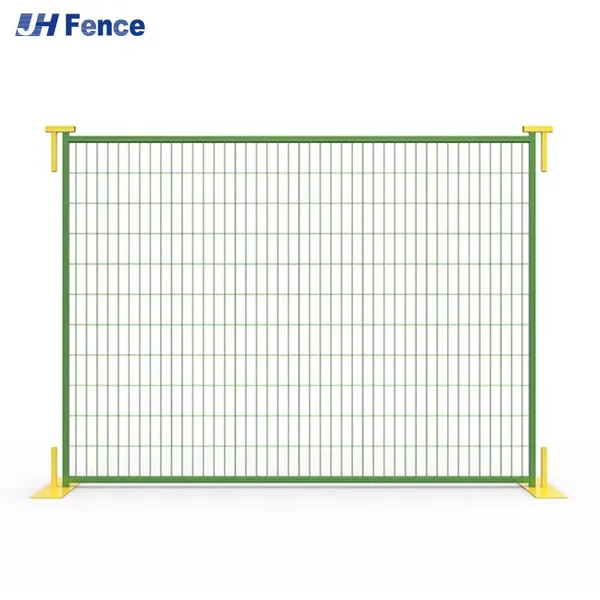 Powder Coated Canada Temporary Fence Canada Movable Guardrails Metal Fence Panel