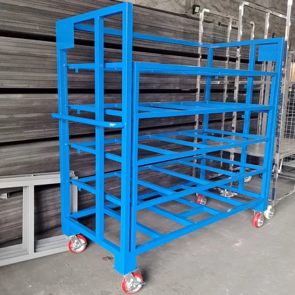 Modular Automotive Parts Logistics Trolley With Adjustable Shelving photo-4