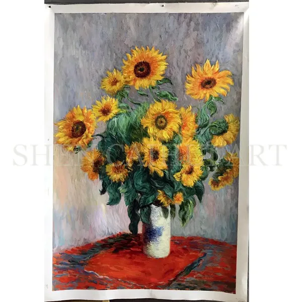 Hand-painted Claude Monet Oil Painting Replica on Canvas Famous Oil Painting Reproduction photo-2