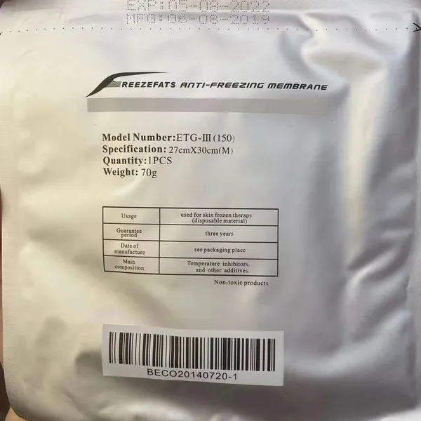 Medical-Grade Cryolipolysis Pads: Anti-Freeze Membrane for Targeted Fat Reduction photo-2